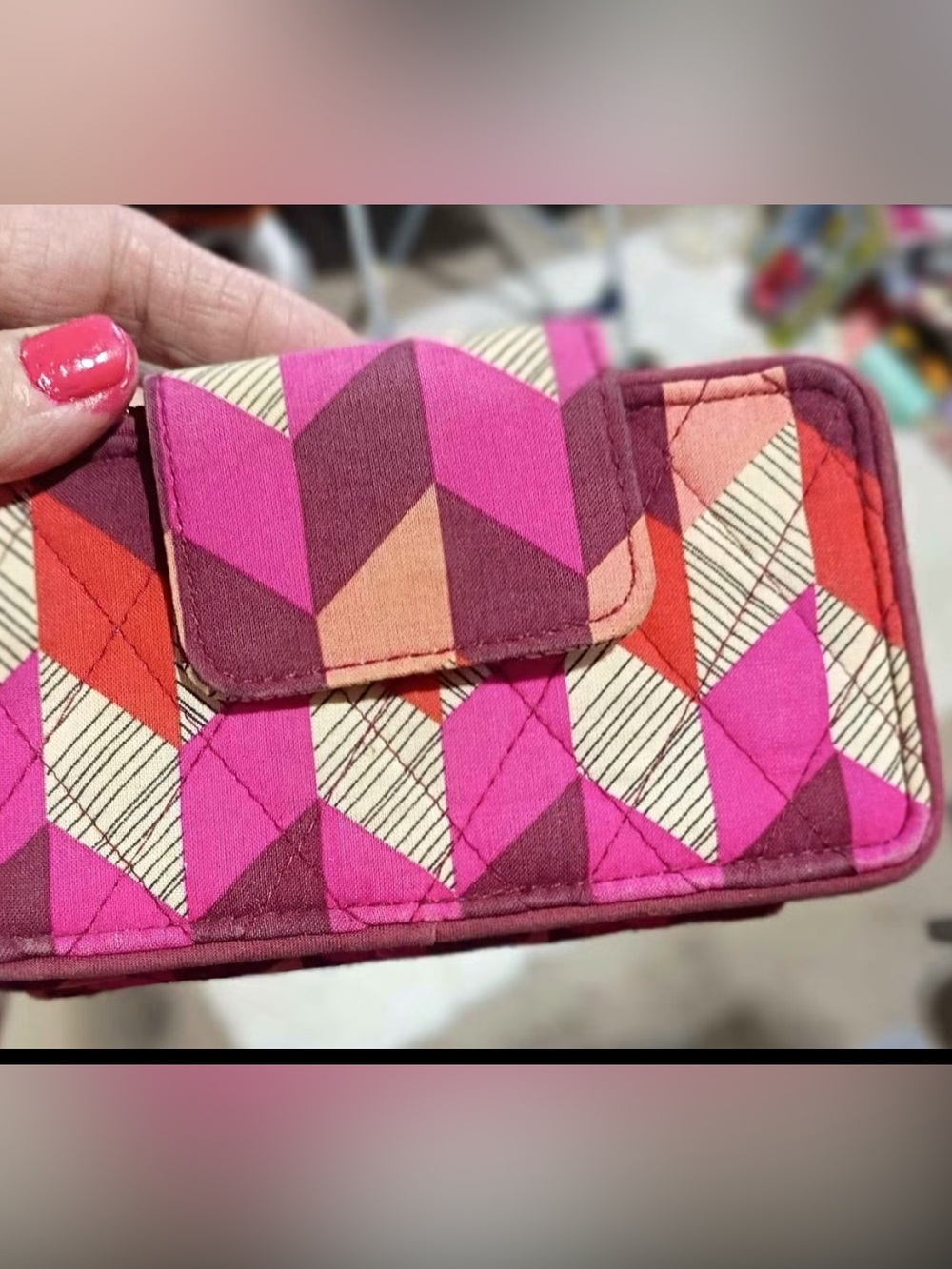 Vera Bradley all in one wristlet wallet